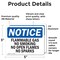 Signmission Flammable Gas No Smoking No Open Flames No Sparks OSHA Notice Sign, Vinyl Decal, 5in x 3.5in, 2PK OS-2PACK-NS-D-35-L-12757 - alternate 6